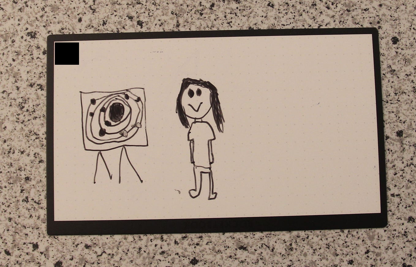 Games to Play With Kids Before Bed — Zoomed in Drawing Guessing Game