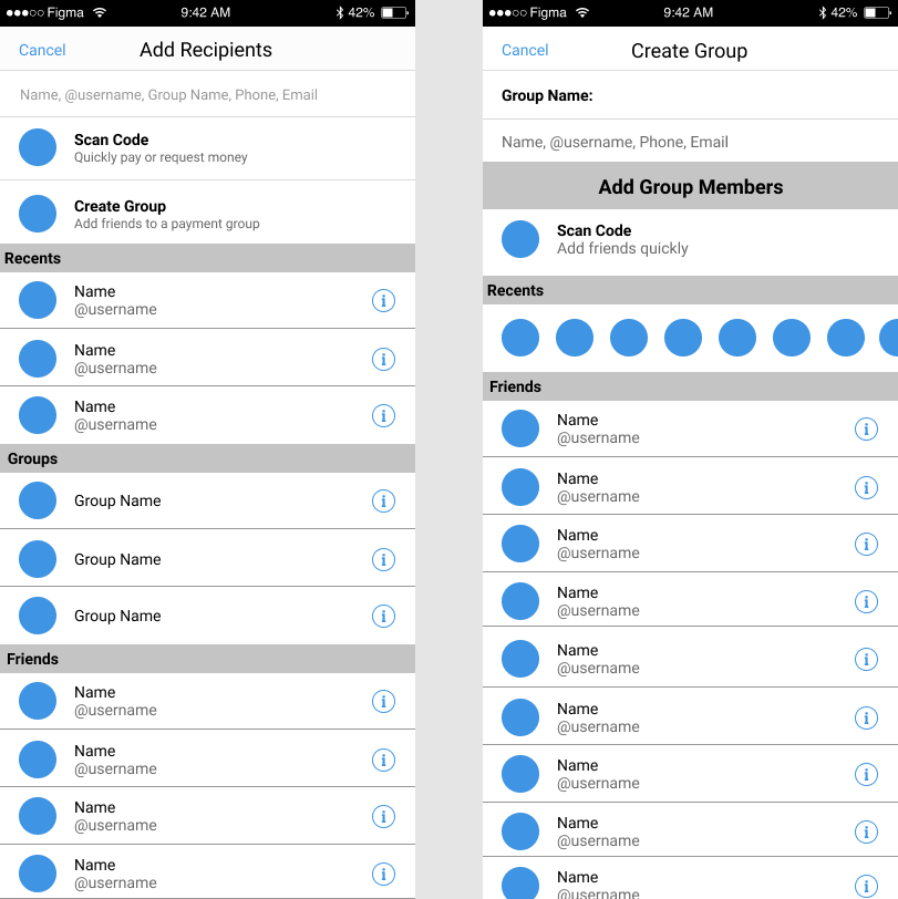 GroupMe (iOS App) Design Critique | by Anjali Justice | Medium