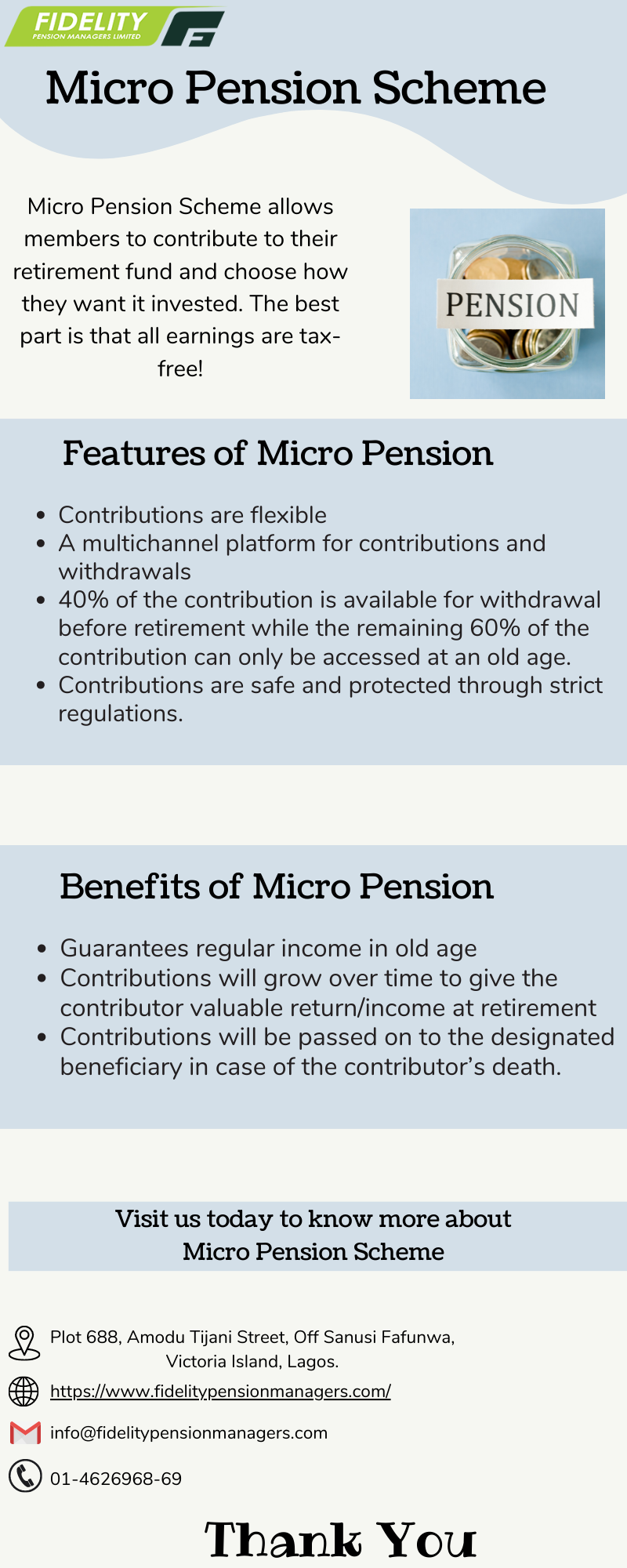 Top 20 Pension Companies in Nigeria Fidelity Pension Managers Limited