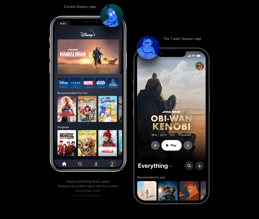 Disney+ but better — UI clone in Flutter — Part 2 | by Anish Chanda ...