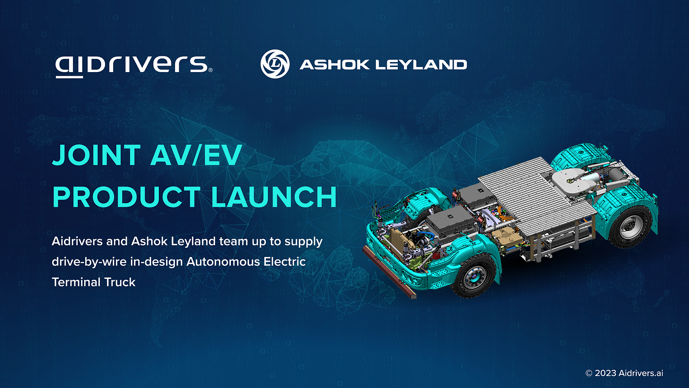 Aidrivers and Ashok Leyland team up to produce electric terminal truck designed for port operations