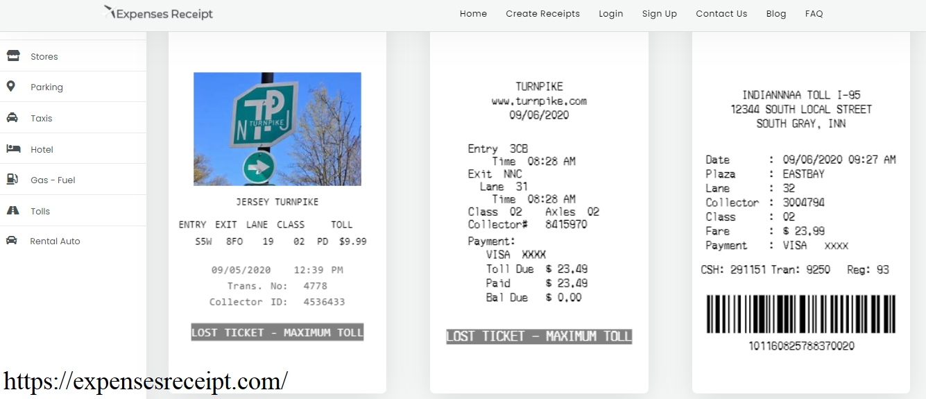 Receipt Generator Medium