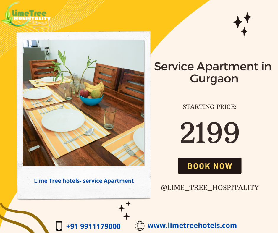 Best hotels in Gurgaon Lime Tree Apartment Medium