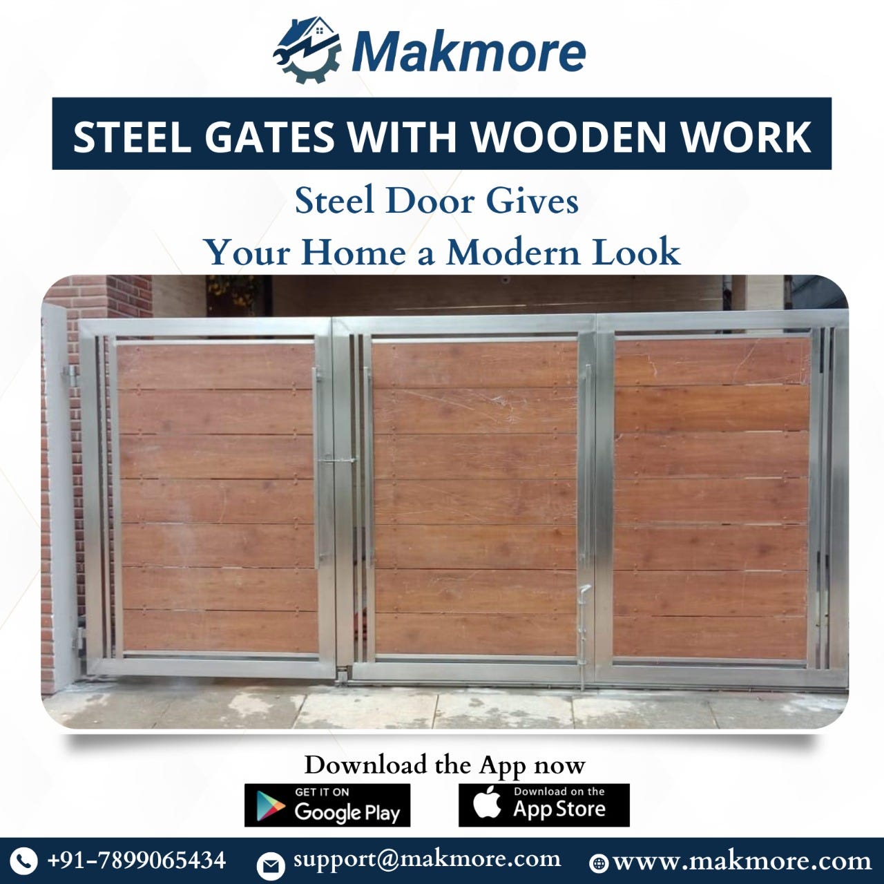 Stainless steel handrail shop in Bangalore Makmoreindia Medium