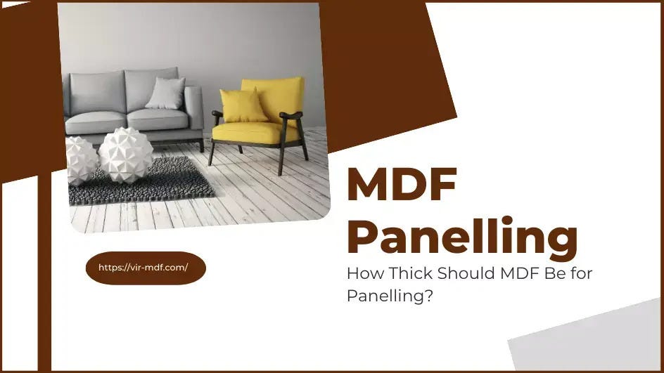 Discover everything you need to know about using MDF Boards Vir MDF
