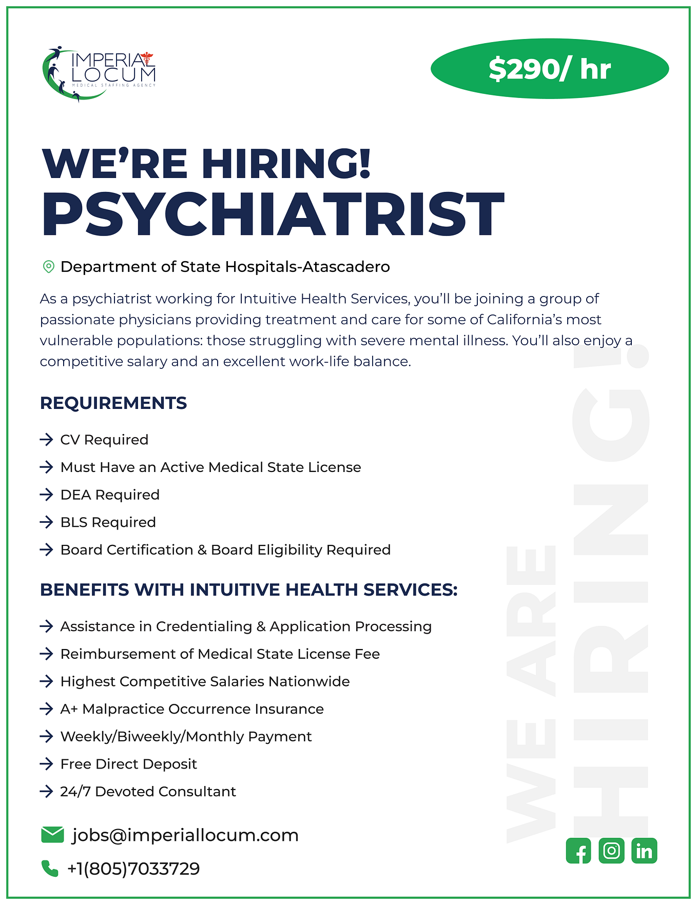 Pathologist Job Openings at Department of State HospitalsMetropolitan