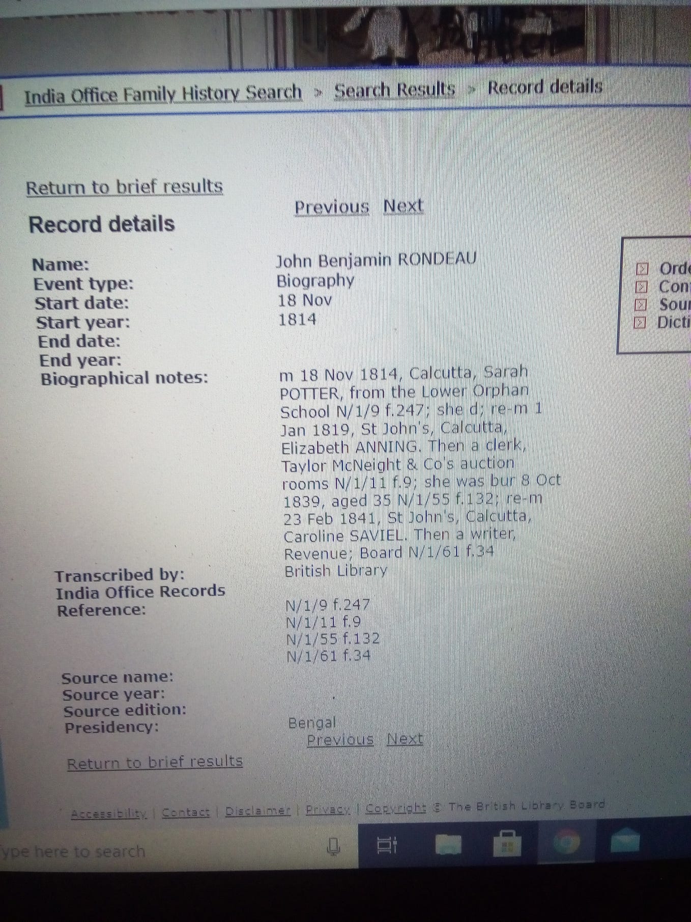 Family History Record In India Marriages Michael Flory b 25 And family-history-record-in-india-marriages-michael-flory-b-25-and