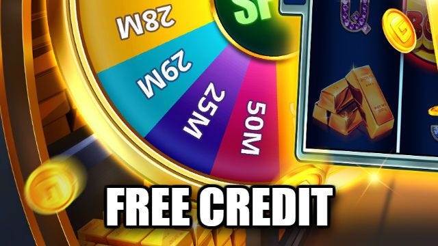 online slot free credit