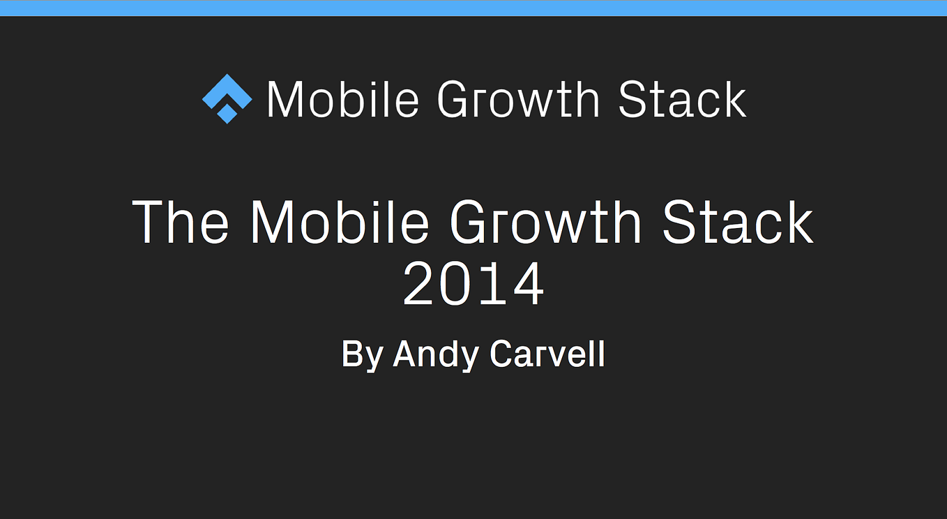 The Mobile Growth Stack 2022 Redux Andy Carvell Medium