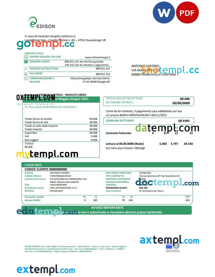 Kenyan KenGen Electricity Generating Company utility bill download