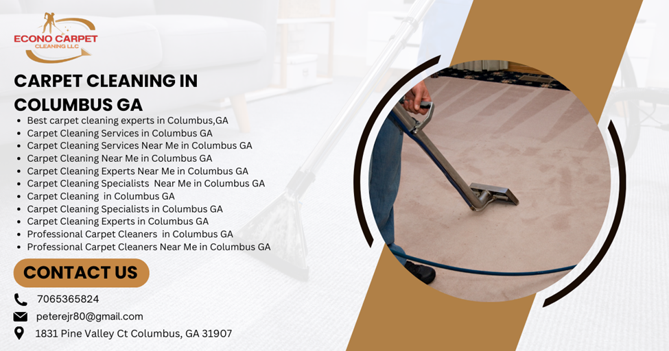 Carpet Cleaning Specialists in Columbus GA Keeping Your Home Fresh and
