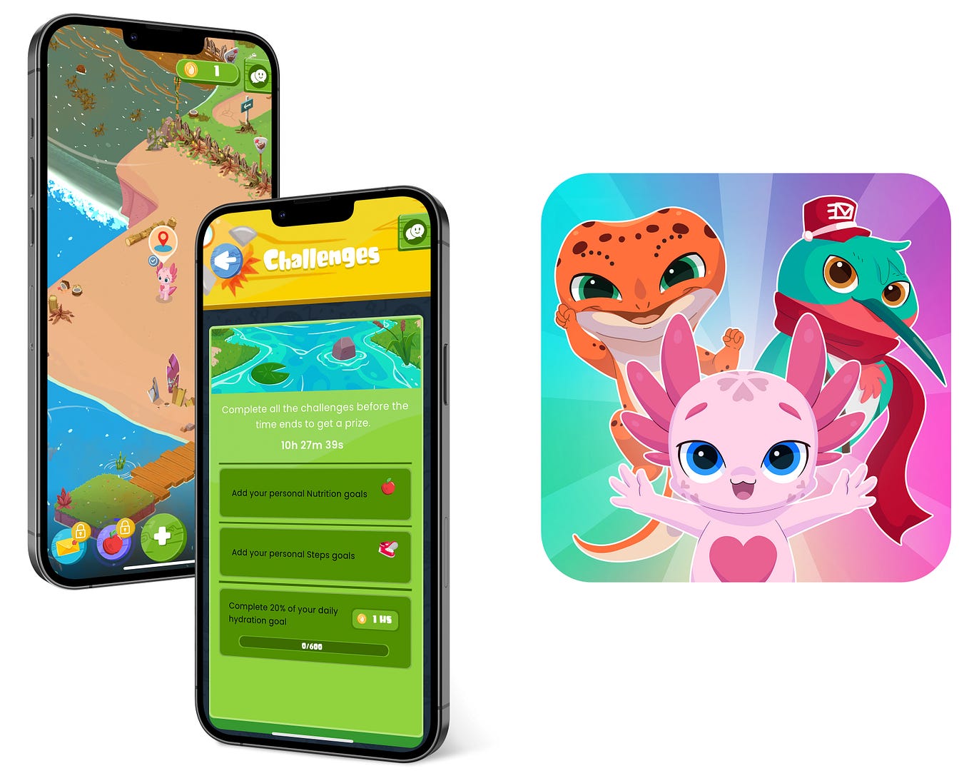 Pink Salamanders & Blockchain: A Match Made in Health Gaming Heaven! 🦎💖