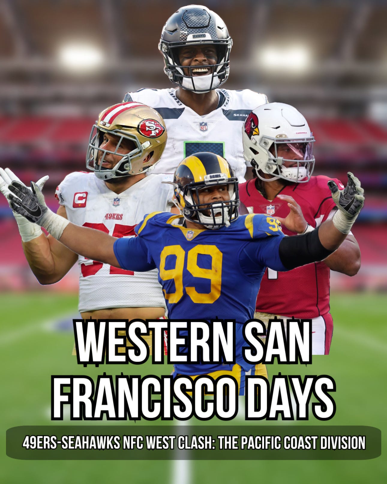 Western San Francisco Days. 49ers, Seahawks Clash In The NFC West…, by  Jaime A Suarez, Aug, 2023