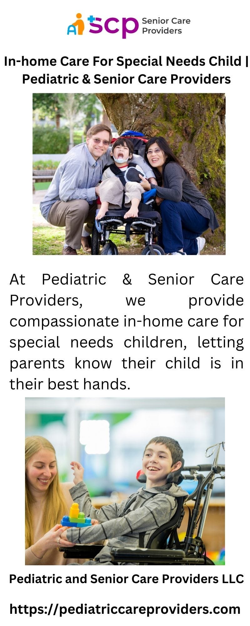 Inhome Care For Special Needs Child Pediatric & Senior Care