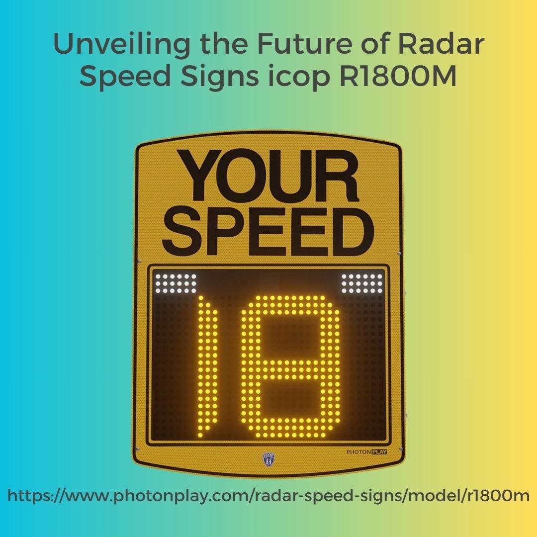 How Does the iCop R1200 Radar Speed Sign Impact Traffic Flow? by