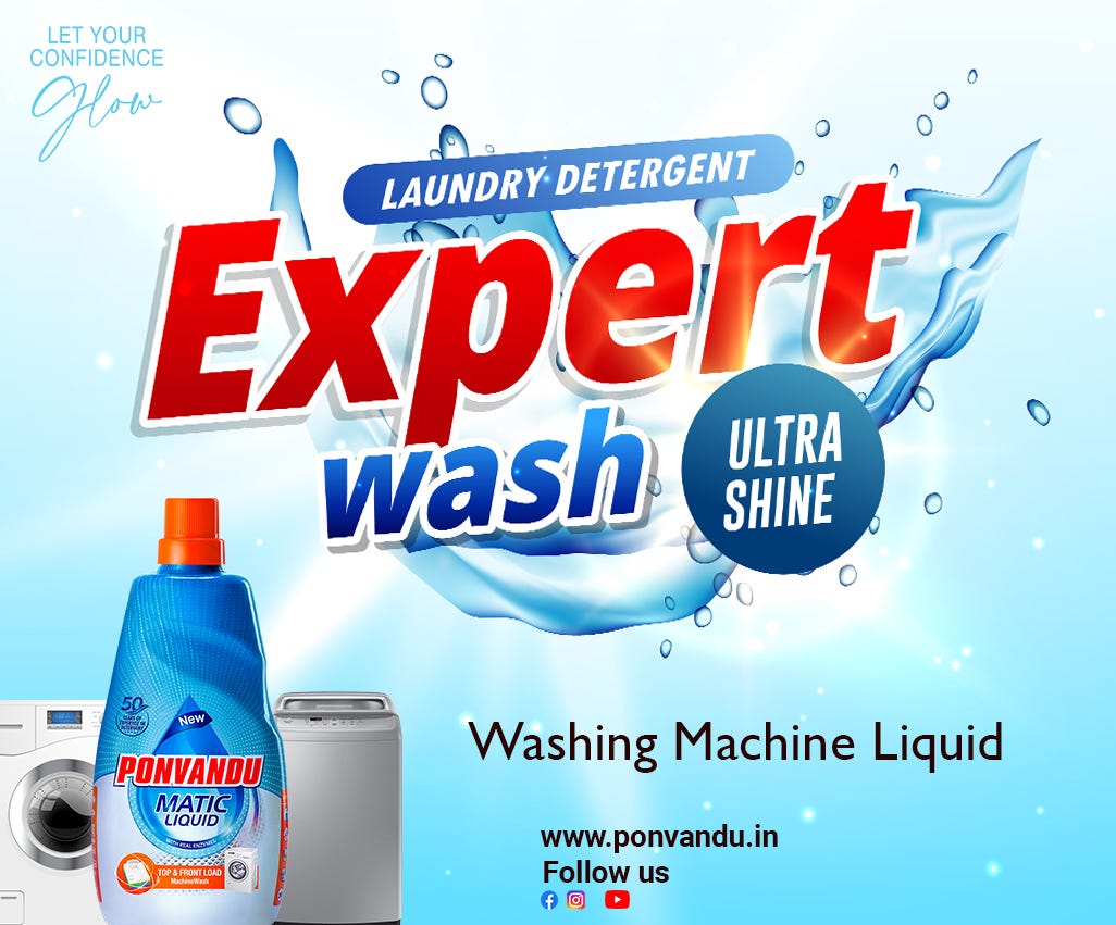 Washing Machine Liquid. A brief for a washing machine liquid… by