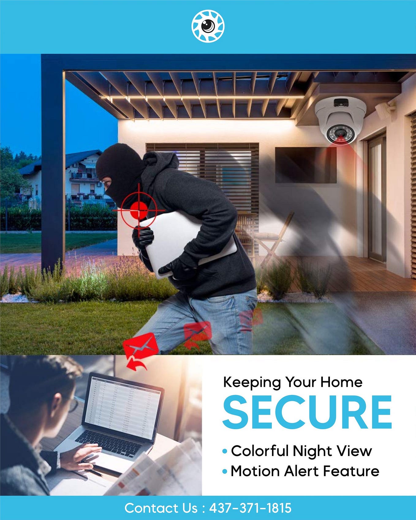 Qolsys Alarm System in Brampton Home Surveillance SS Solutions by