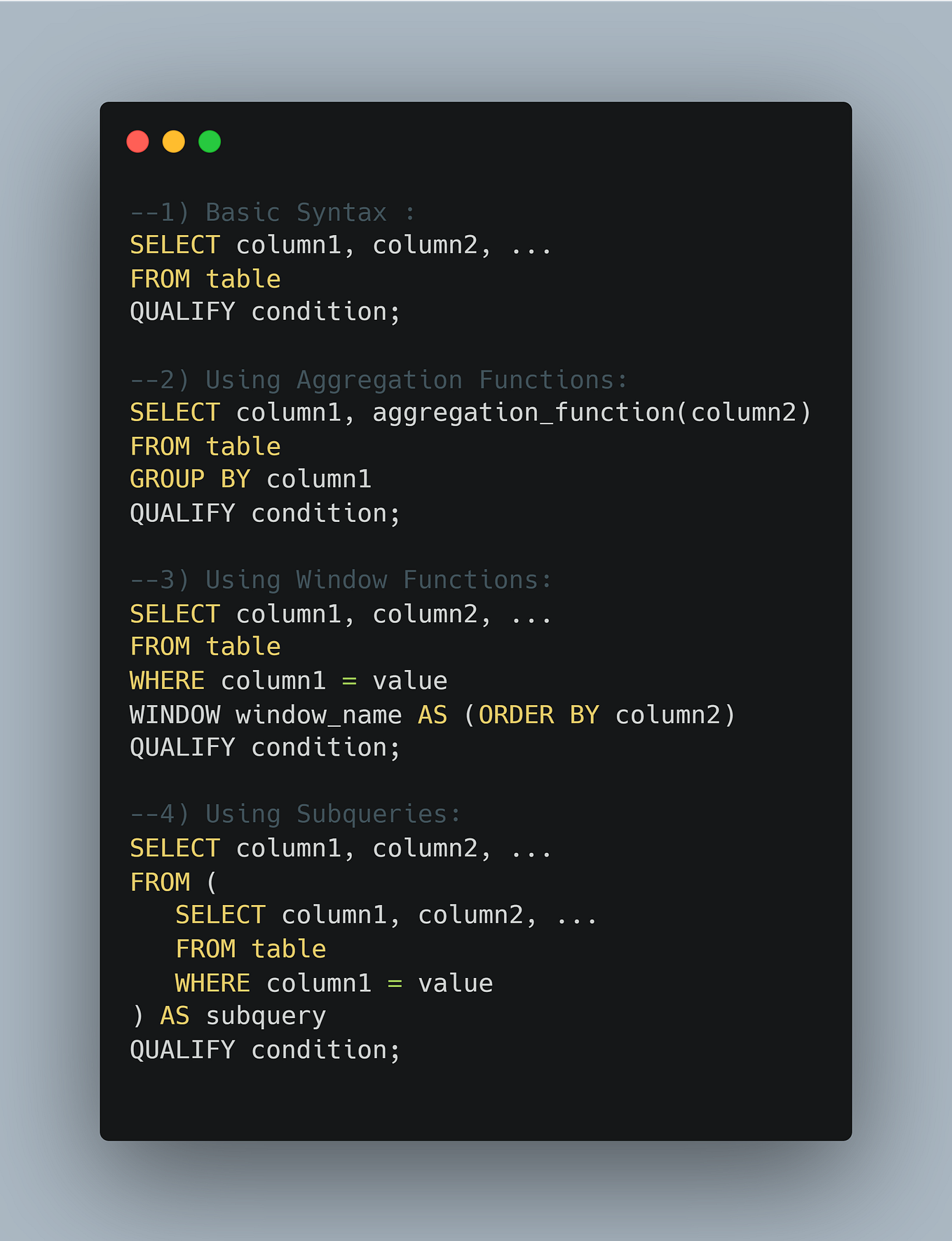UNBOUNDED Clause in SQL. Though seldom used, the UNBOUNDED… | by Abhik ...