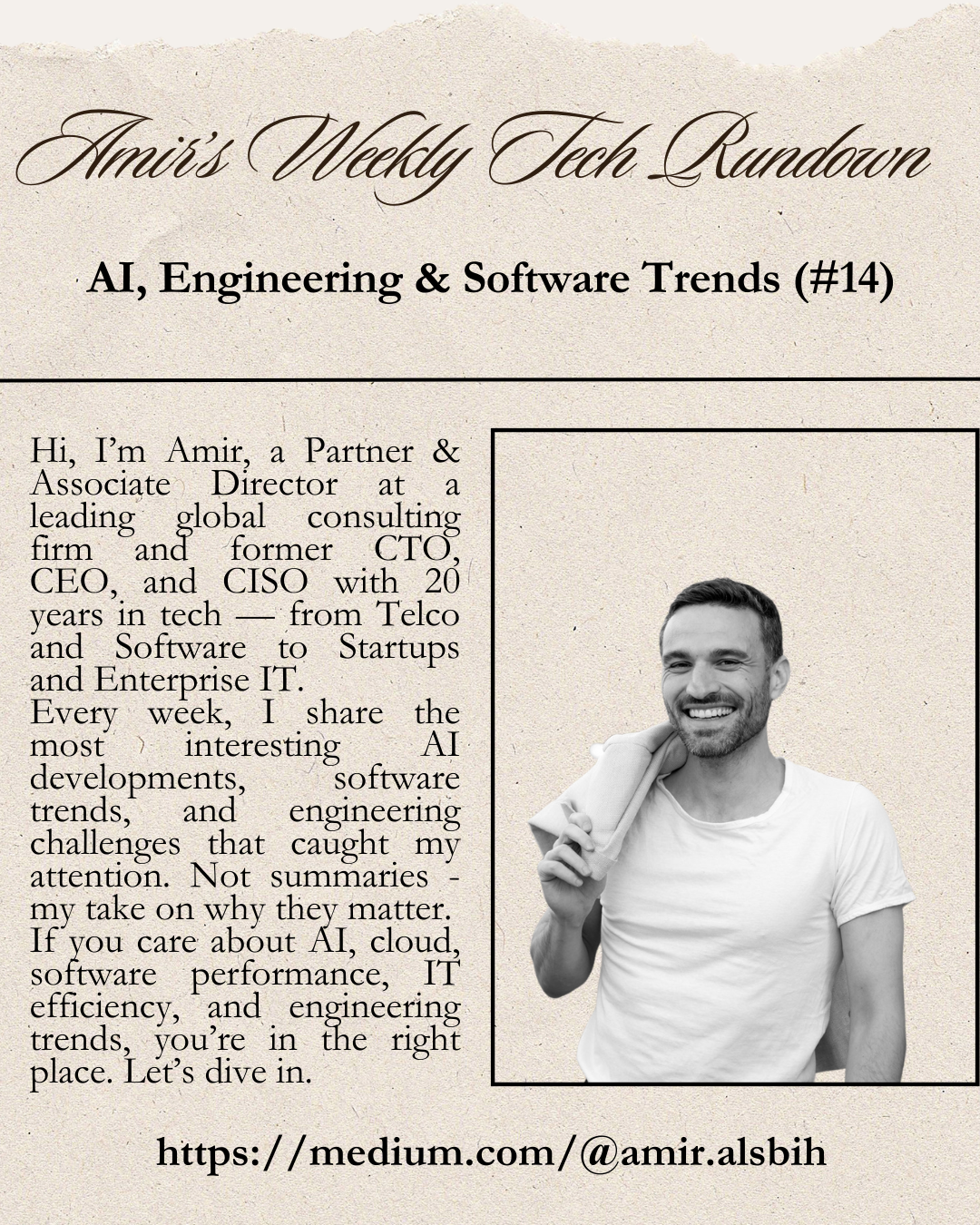Amir’s Weekly Tech Rundown: AI, Engineering & Software Trends (#15 ...