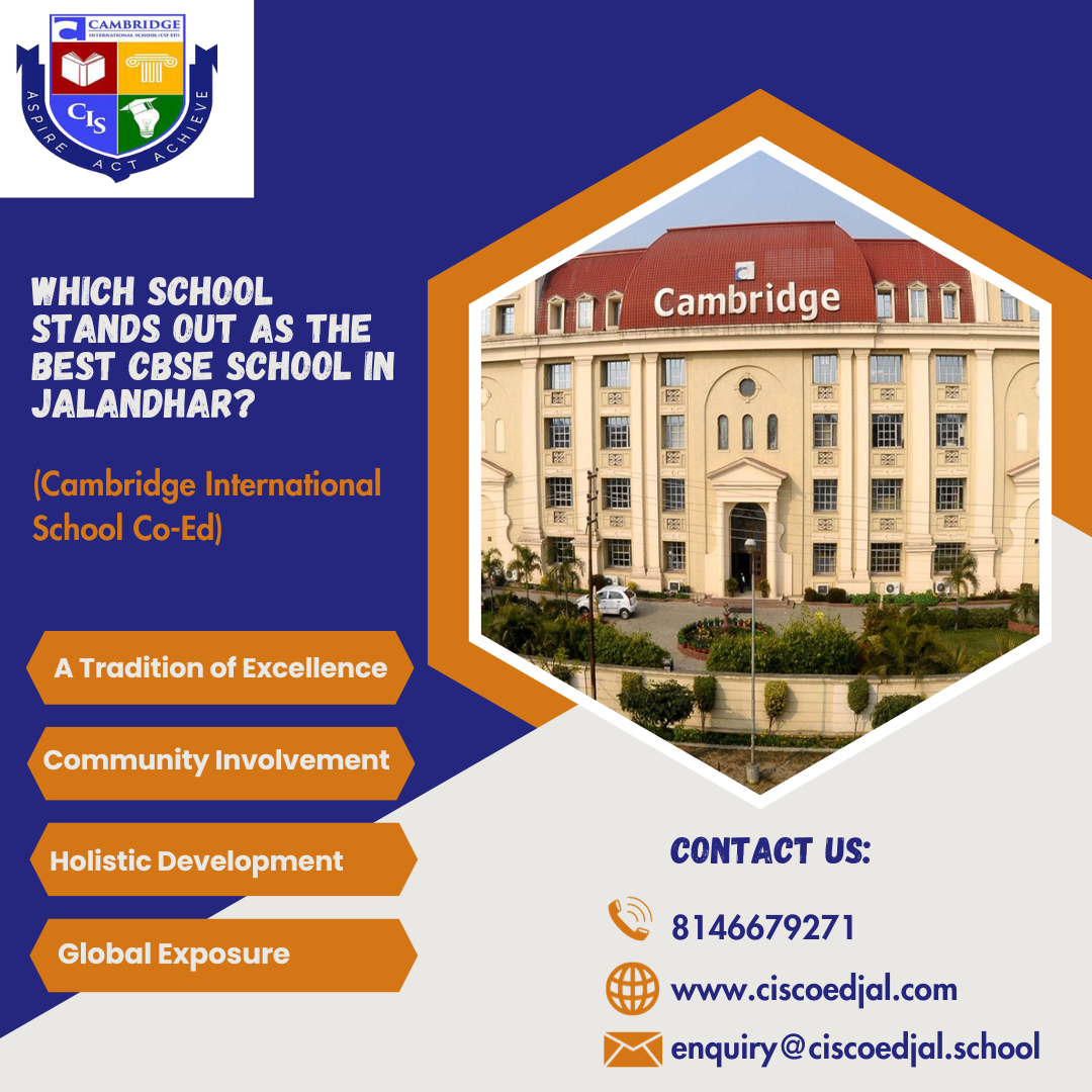 Cambridge International School Coed The Best School in Jalandhar