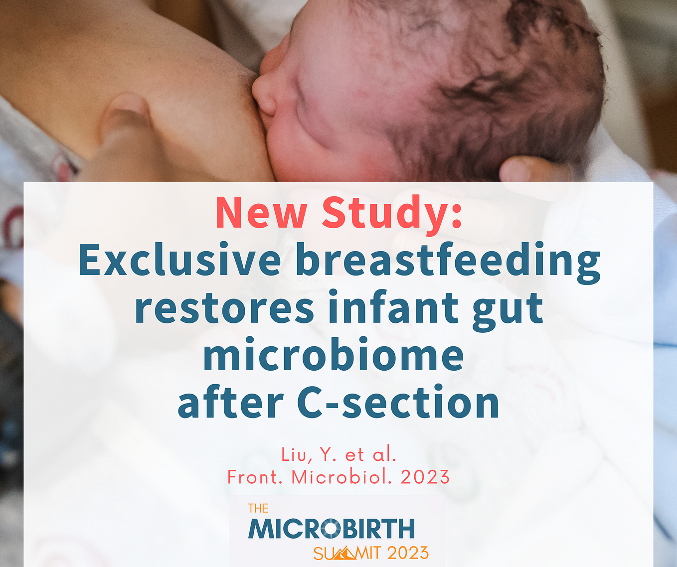 New Study: Exclusive breastfeeding restores infant gut microbiome