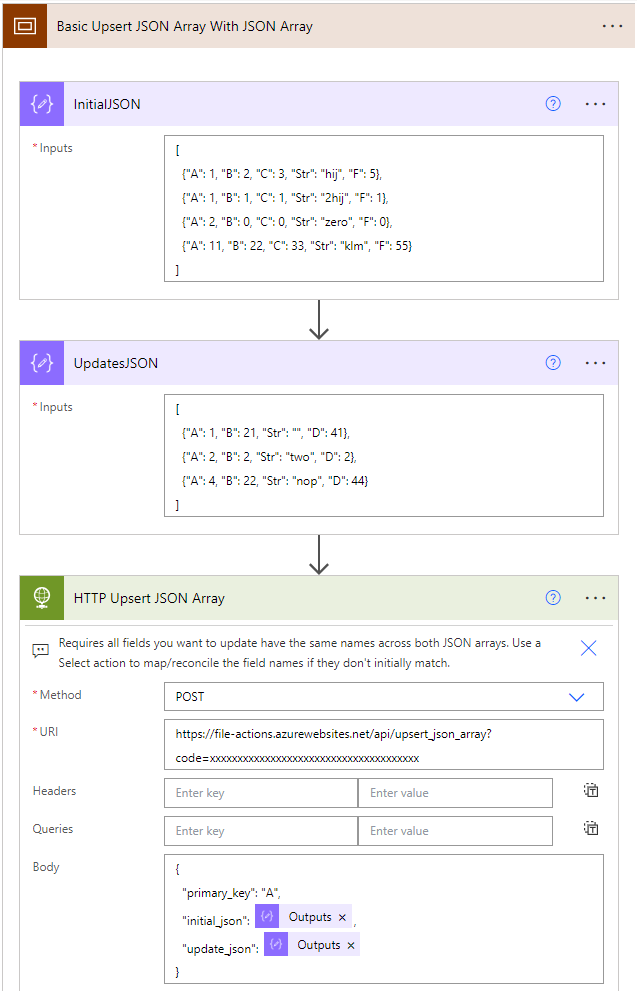 CSV to JSON & Update CSV (Logic Apps & Power Automate) | by Tyler ...