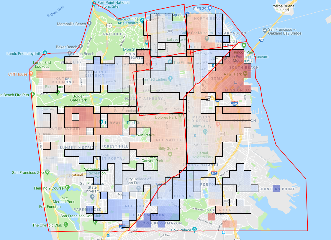 Heatmaps that you can fully control using Google Maps and gmplot | by ...