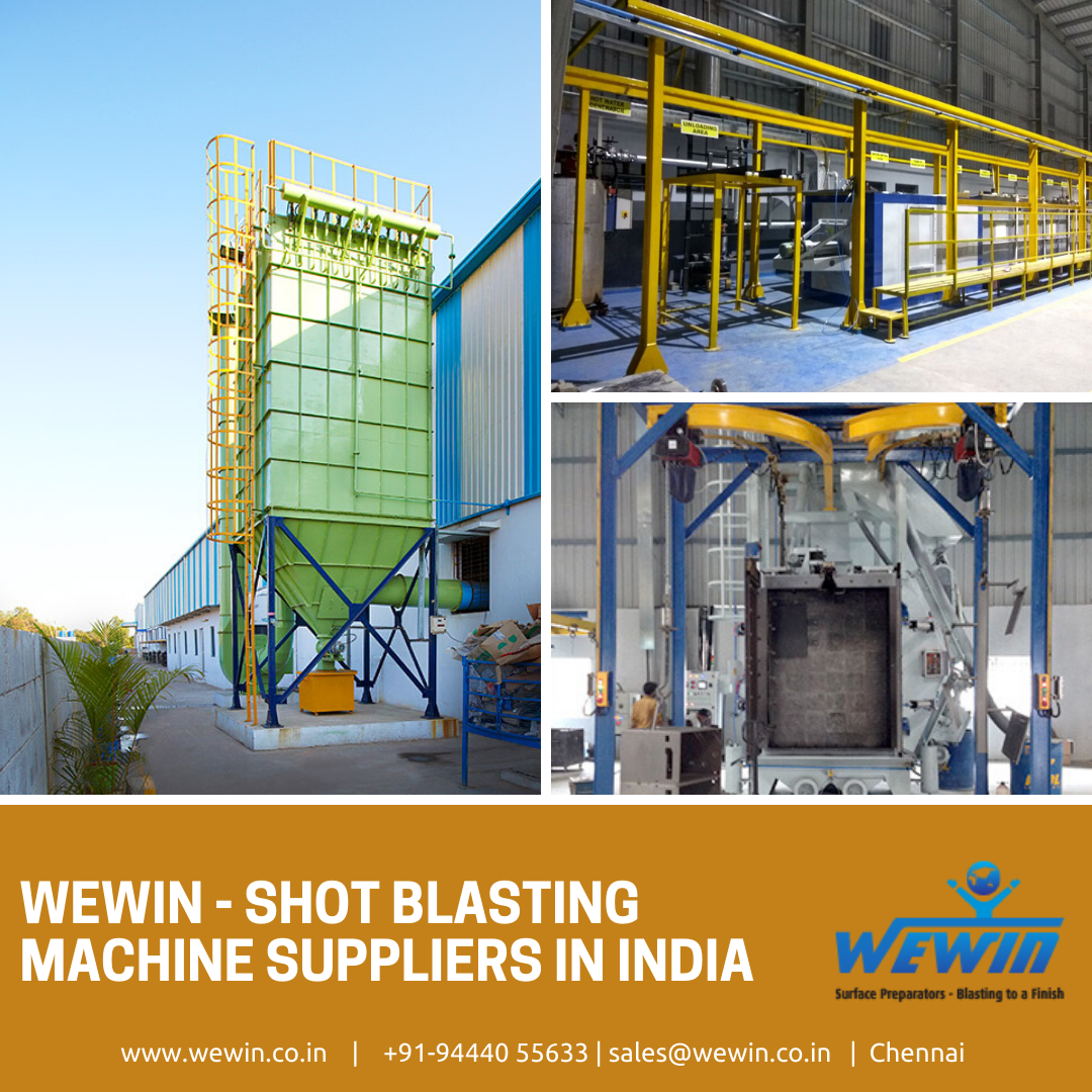 Shot Blasting Machine Manufacturing Company in India wewin by Prem