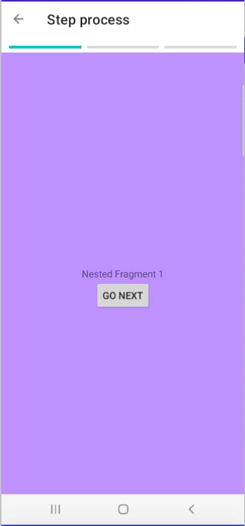 Navigation for nested child fragment