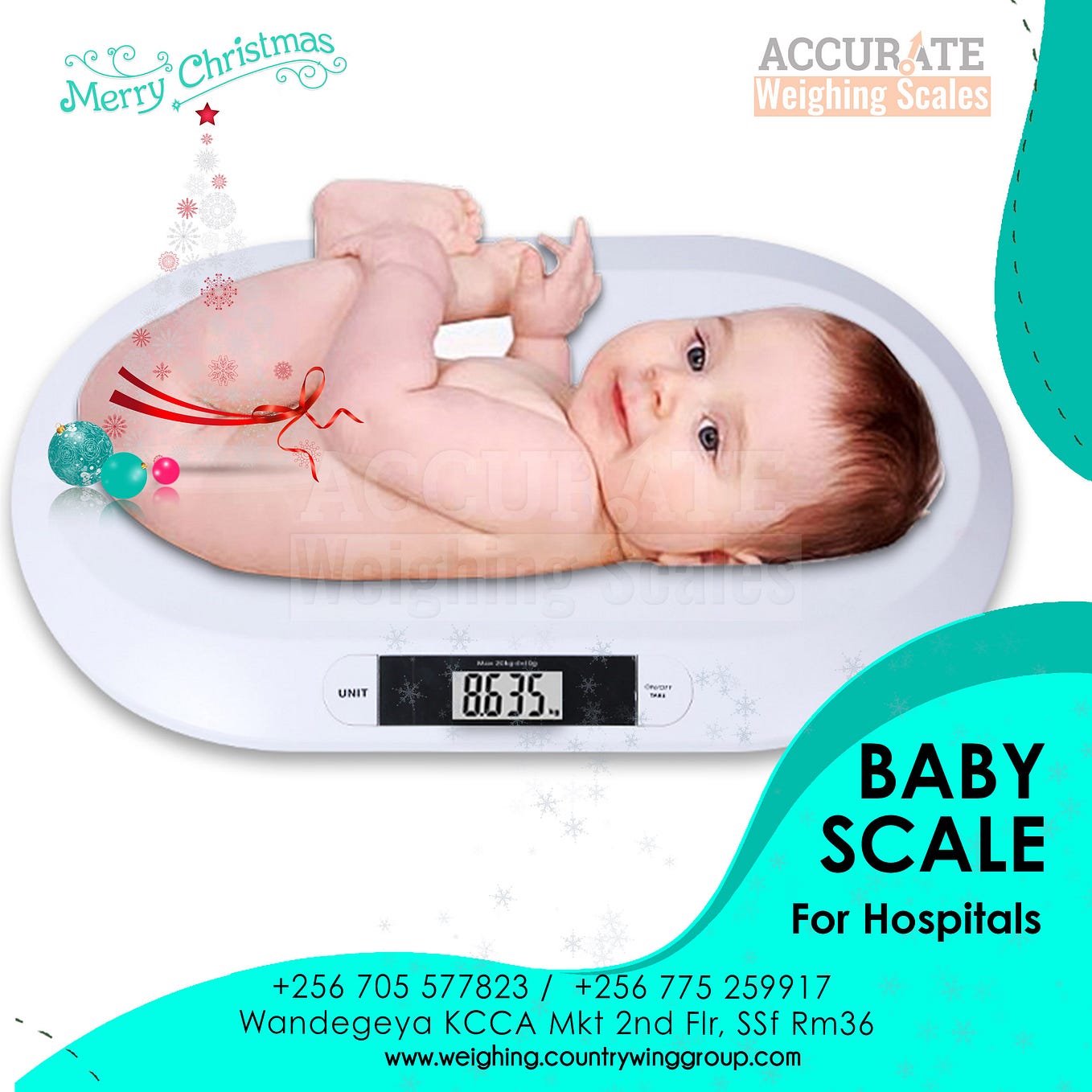 Newborn Infant Weighing Dial Baby Scales in Uganda - Secahealth - Medium