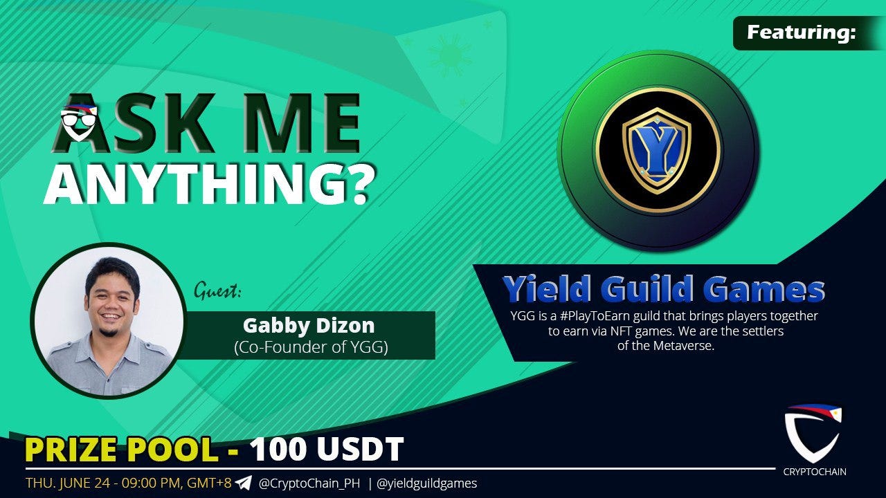 Yield Guild Games AMA Recap Together with Gabby Dizon — Co-Founder