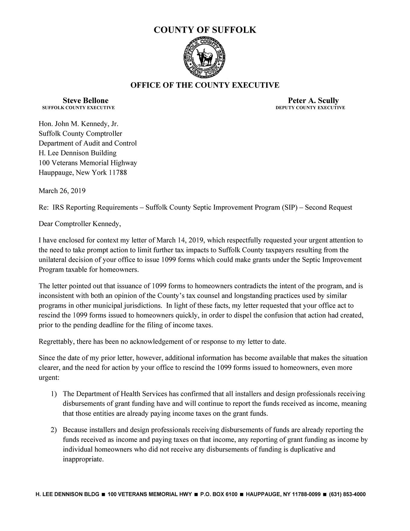 Internet Fairness Letter Of Support | by Suffolk County Executive Steve ...