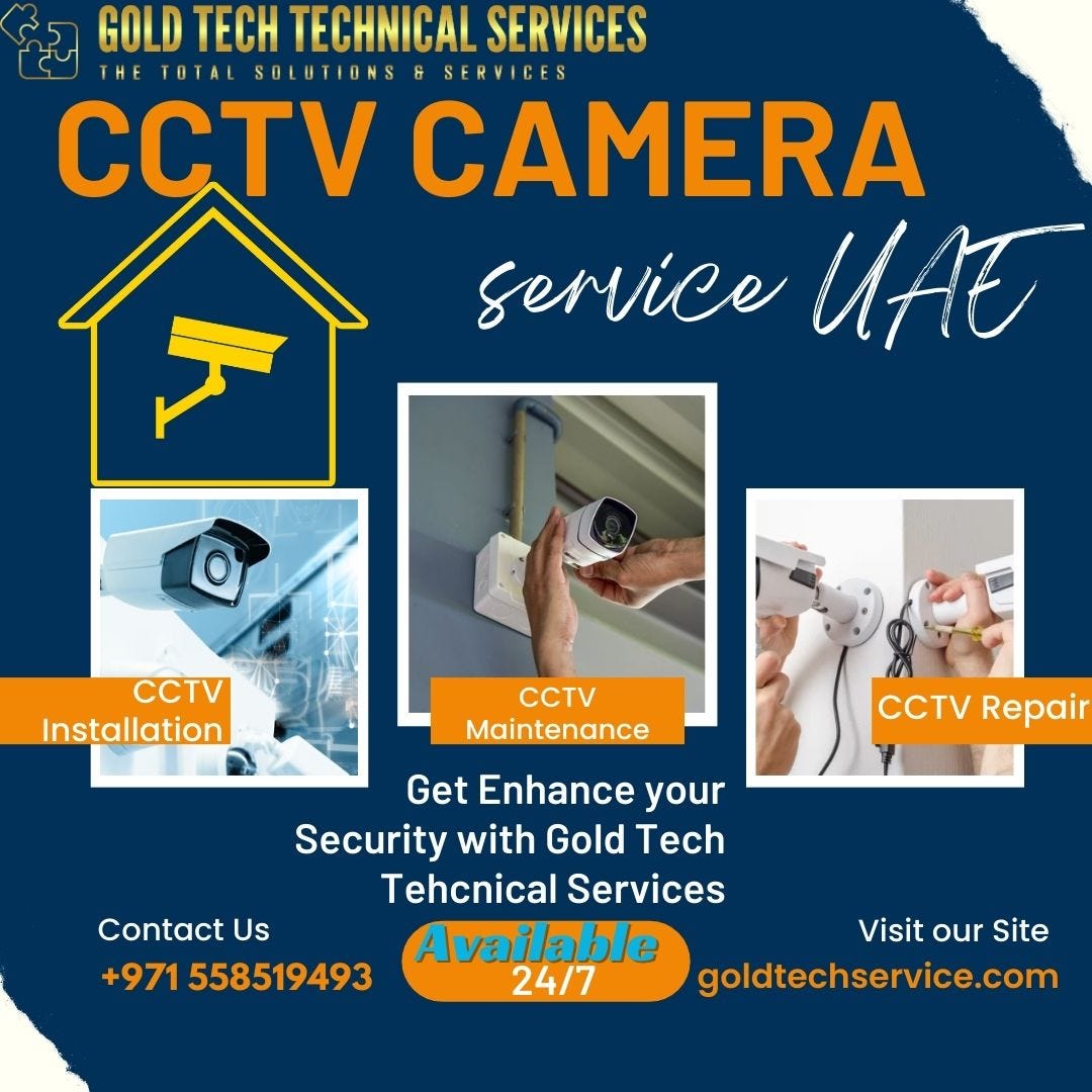 CCTV Camera Installation Service UAE — Gold Tech — Enhance your