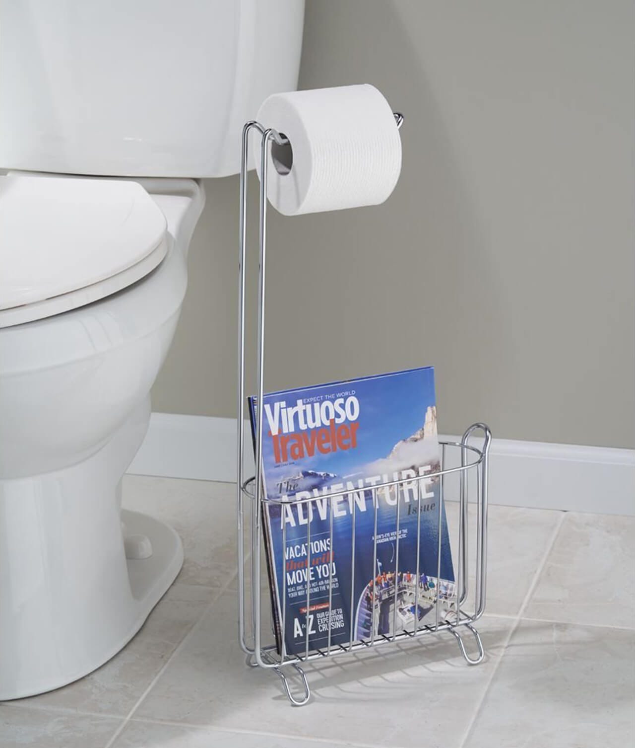 Magazine rack bathroom deals