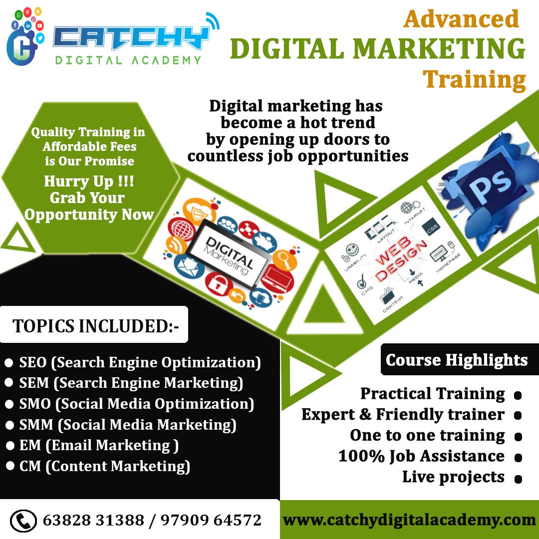 Catchy Digital Academy. ABOUT US Catchy Digital Academy Is… by