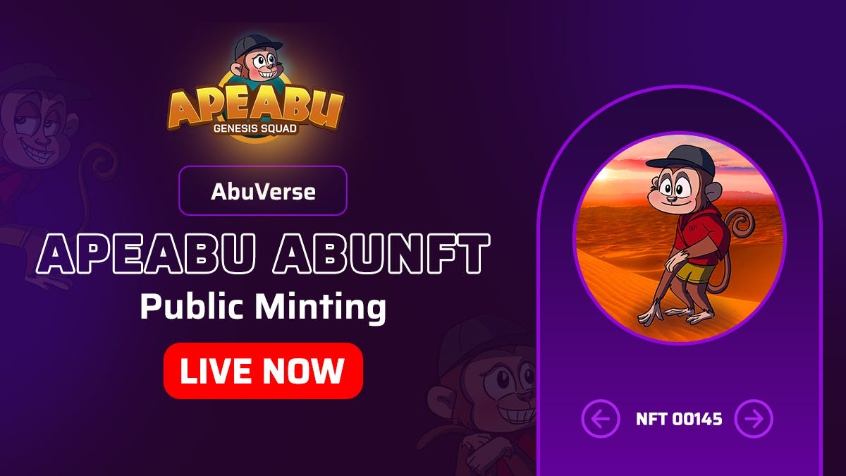 ApeAbu Public Mint Is Live
