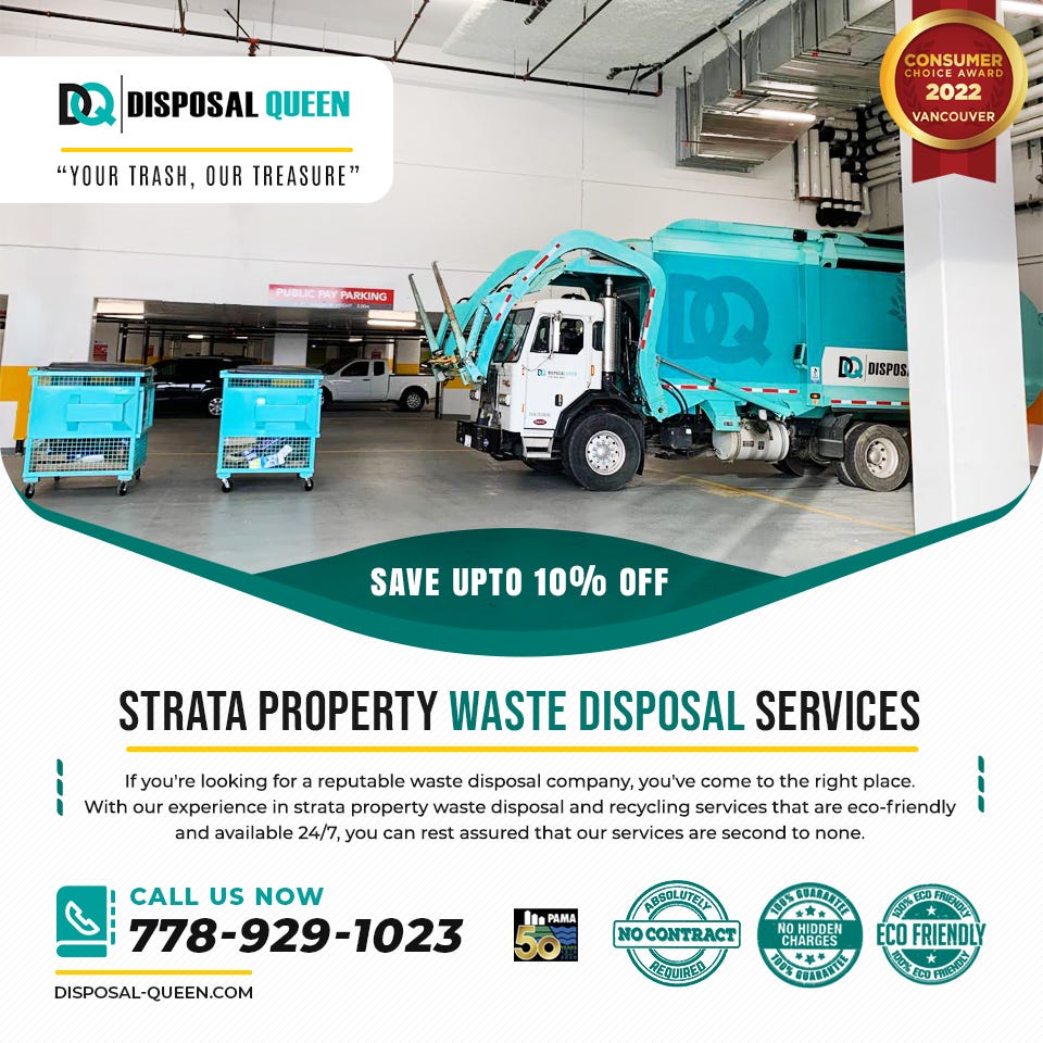 Convenient Waste Disposal and Recycling Services Disposal Queen Ltd