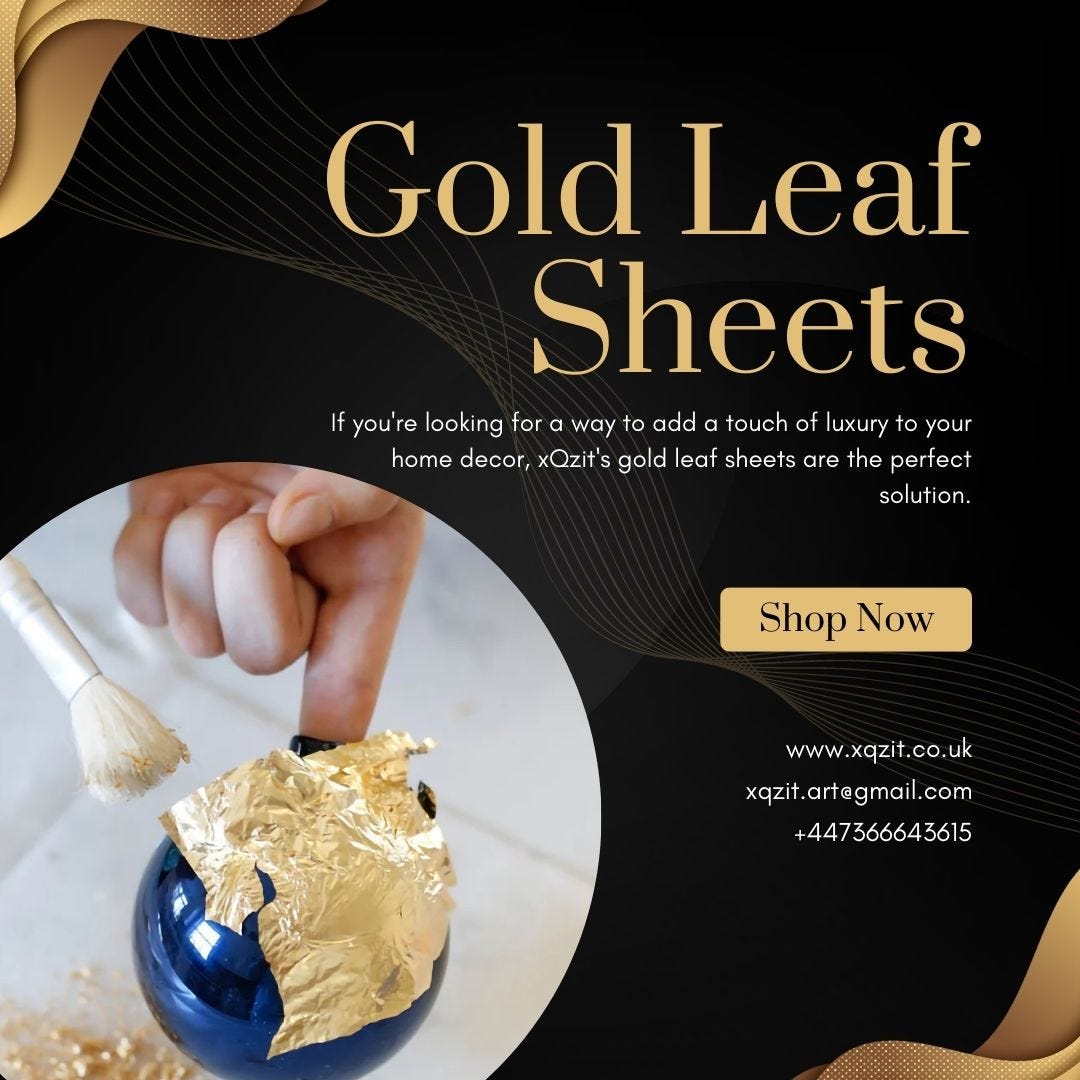 All You Need to Know About Gold Leaf Sheets — The Benefits xQzit Gold