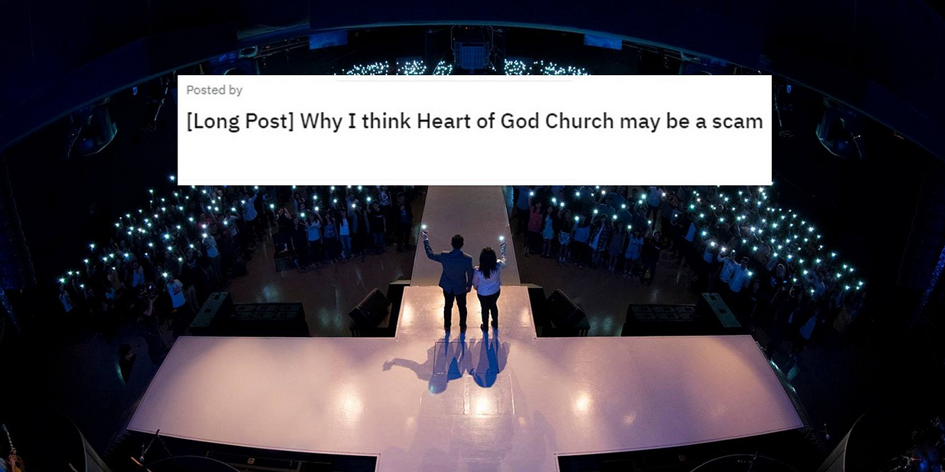 Is Heart of God Church a scam? TLDR; Probably not.