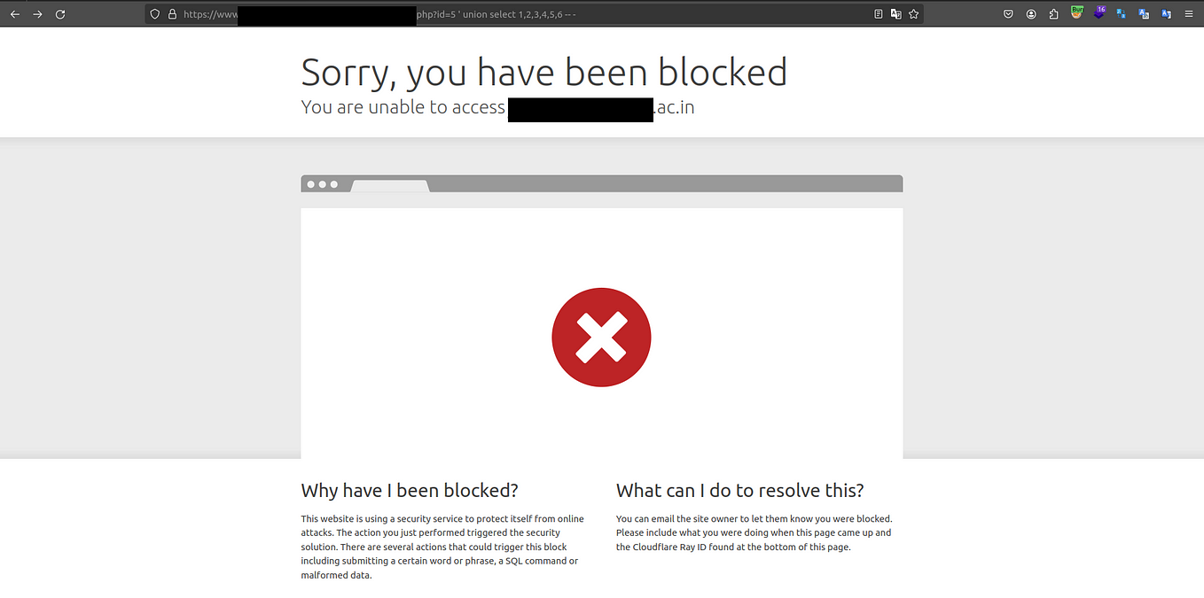 Bypassing Cloudflare’s SQL Injection Filter Without Origin IP Discovery!