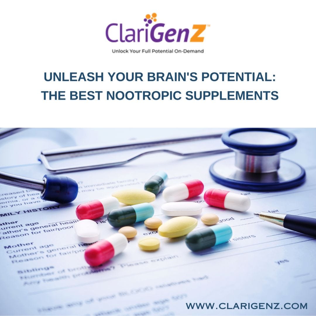 Nootropic Supplements The Secret Weapon to Boost Brain Power by