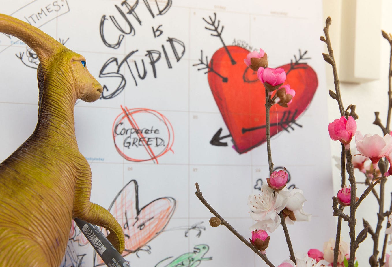 A Dinosaur’s Guide to Valentine’s Day