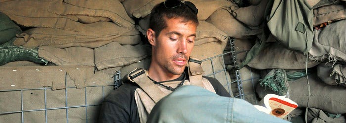 A letter from James Foley to Marquette