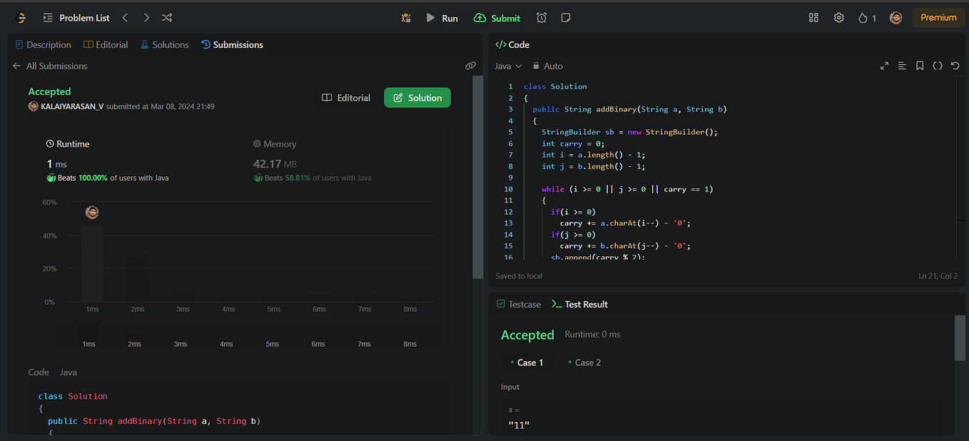 100DAYS OF LEETCODE CHALLENGE - Kalaiyarasan V - Medium