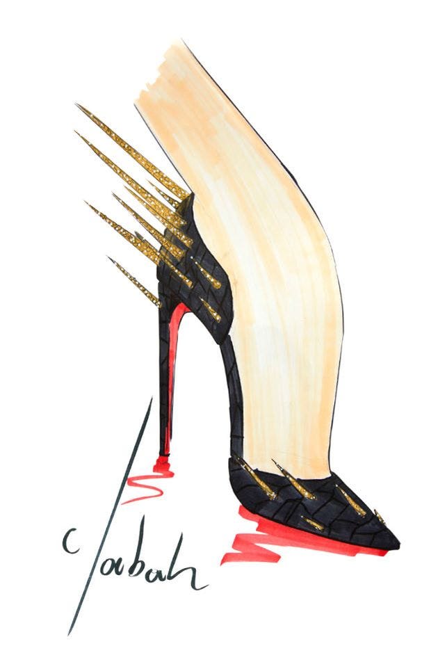 Did you know that the first Red bottoms were created for men?, by Maryam  Jeffries