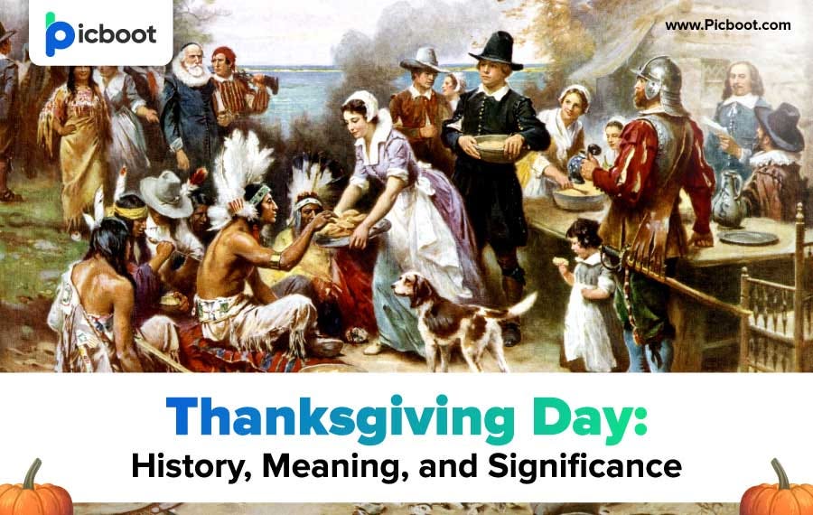 When was the first thanksgiving feast celebrated