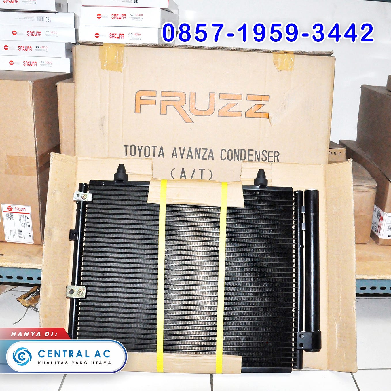 Condenser/Kondensor AC Mobil Peugeot 307 — Harga Murah Resmi Merek/Dus Formula by Central AC