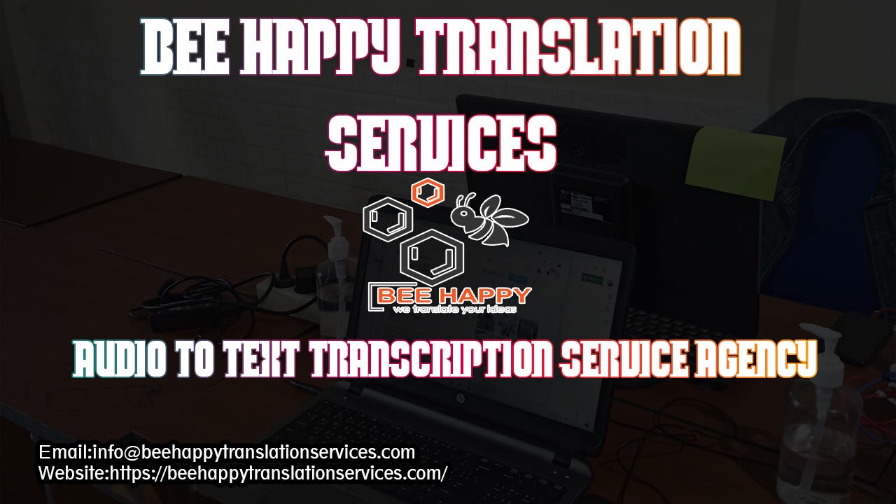 Audio to text transcription audio to text transcription in bee by