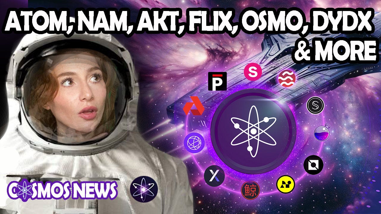 COSMOS NEWS ATOM ROADMAP 2024, DYDX V4, OSMO, INJ & MORE!! by Cosmic