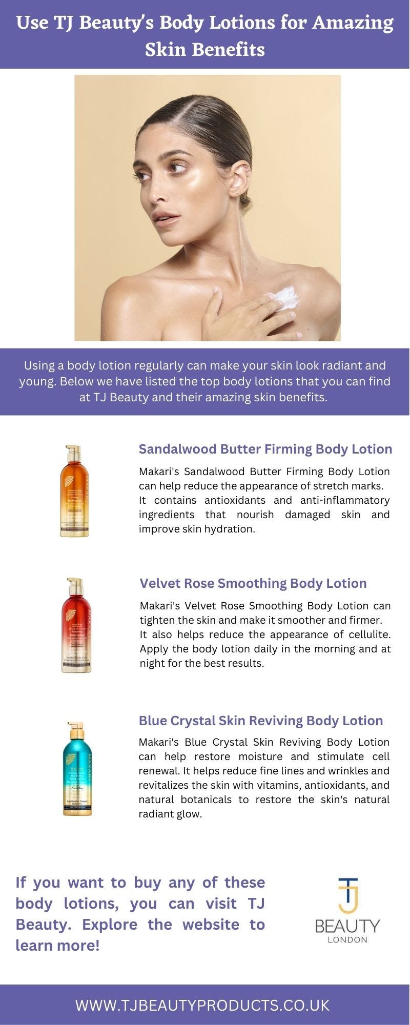 Top Skin Benefits of Body Lotion — TJ Beauty Products - TJ Beauty 